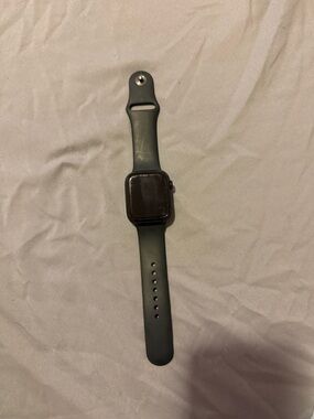 Apple Smartwatch in Black with Black Sport Band